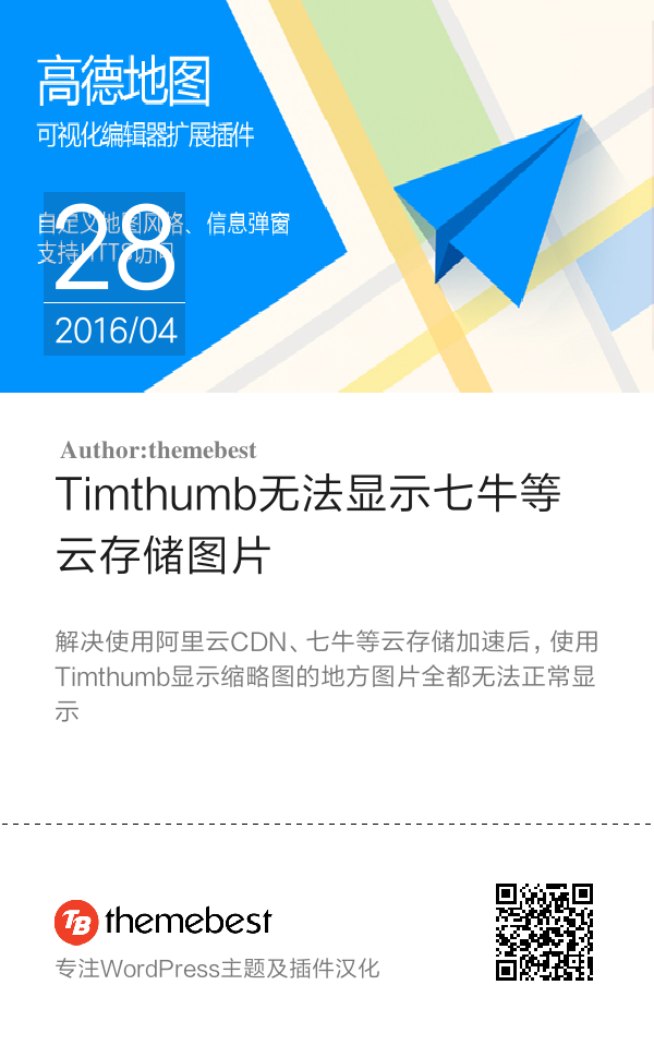 Timthumb无法显示七牛等云存储图片